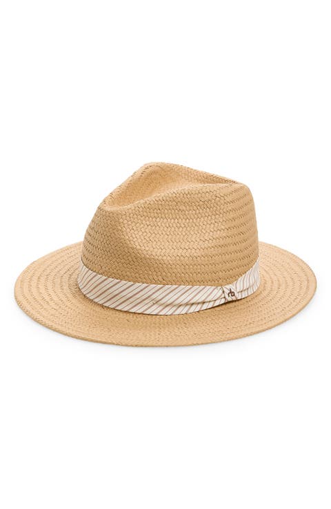 Packable Straw Fedora