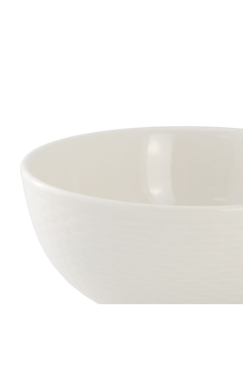 Ophelia 6 Piece Stoneware Cereal Bowl Set in White, Alternate, color, White