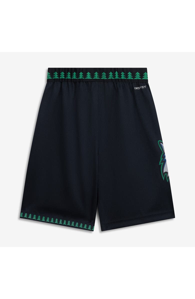 Nike Youth Nike  Black Minnesota Timberwolves Hardwood Classics Dri-FIT Swingman Shorts, Alternate, color, Black