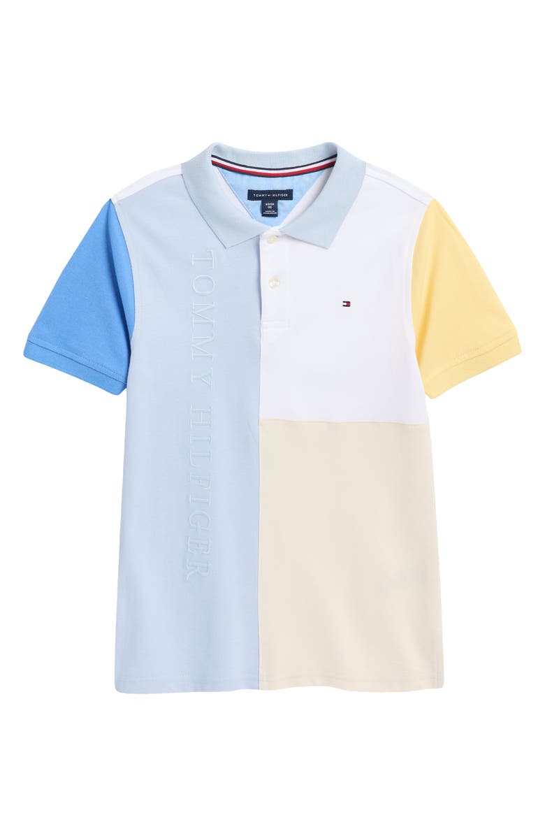 Tommy Hilfiger Kids Montauk Colorblock Polo, Main, color, 