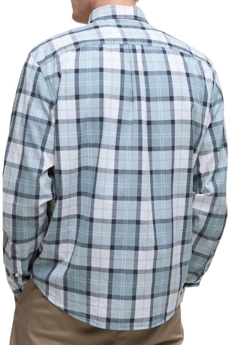 Laggon Trim Fit Check Cotton Button-Down Shirt, Alternate, color, NORTHSHORE TARTAN