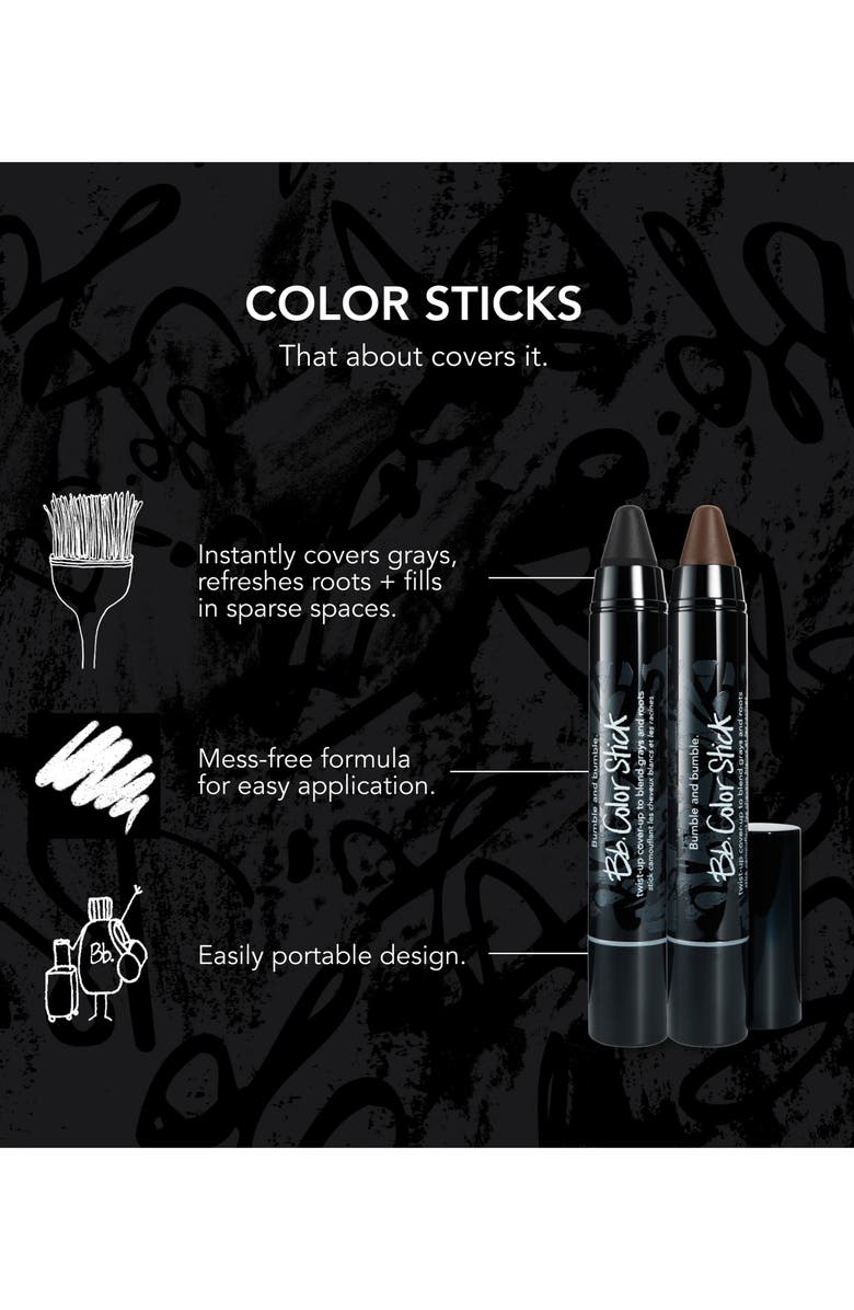 Bumble and bumble. Color Stick, Alternate, color, Black