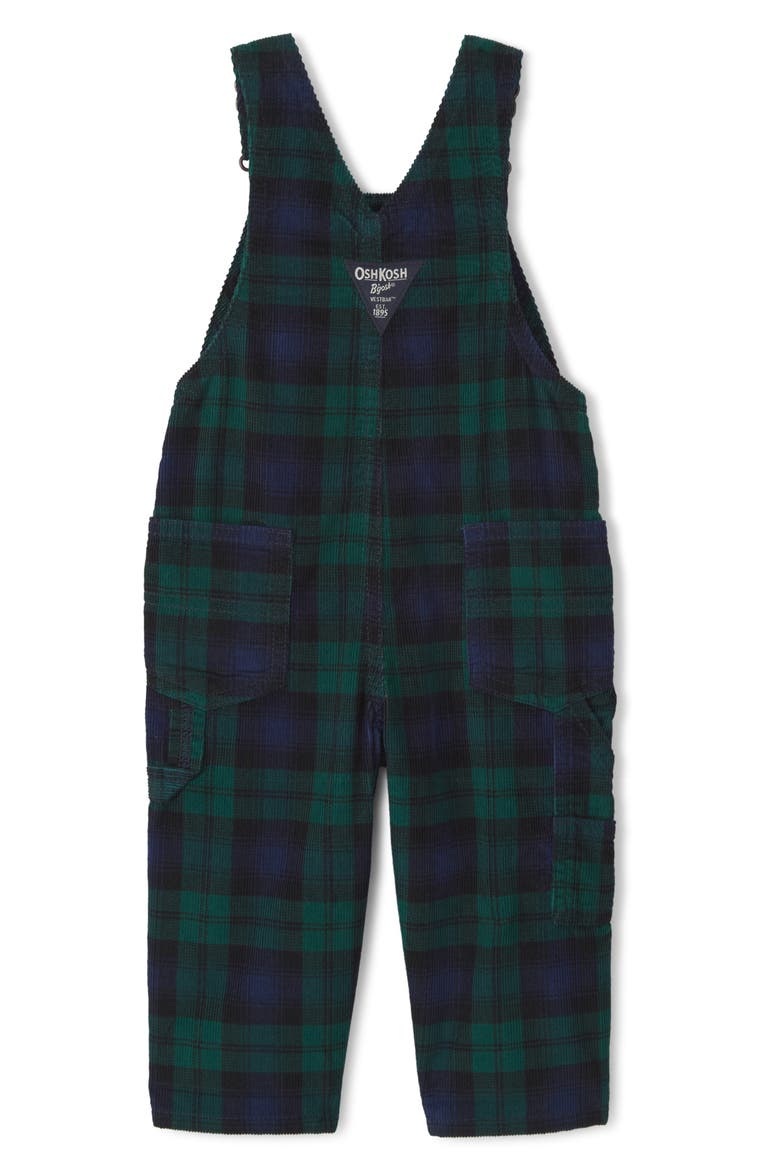 FA26 IB OVERALL, Alternate, color, GREEN PLAID OVERALL