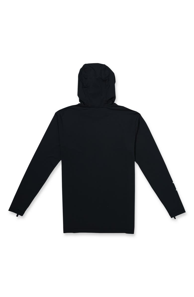 Quiksilver Everyday Surf UPF 50+ Long Sleeve Hooded Shirt, Alternate, color, Black