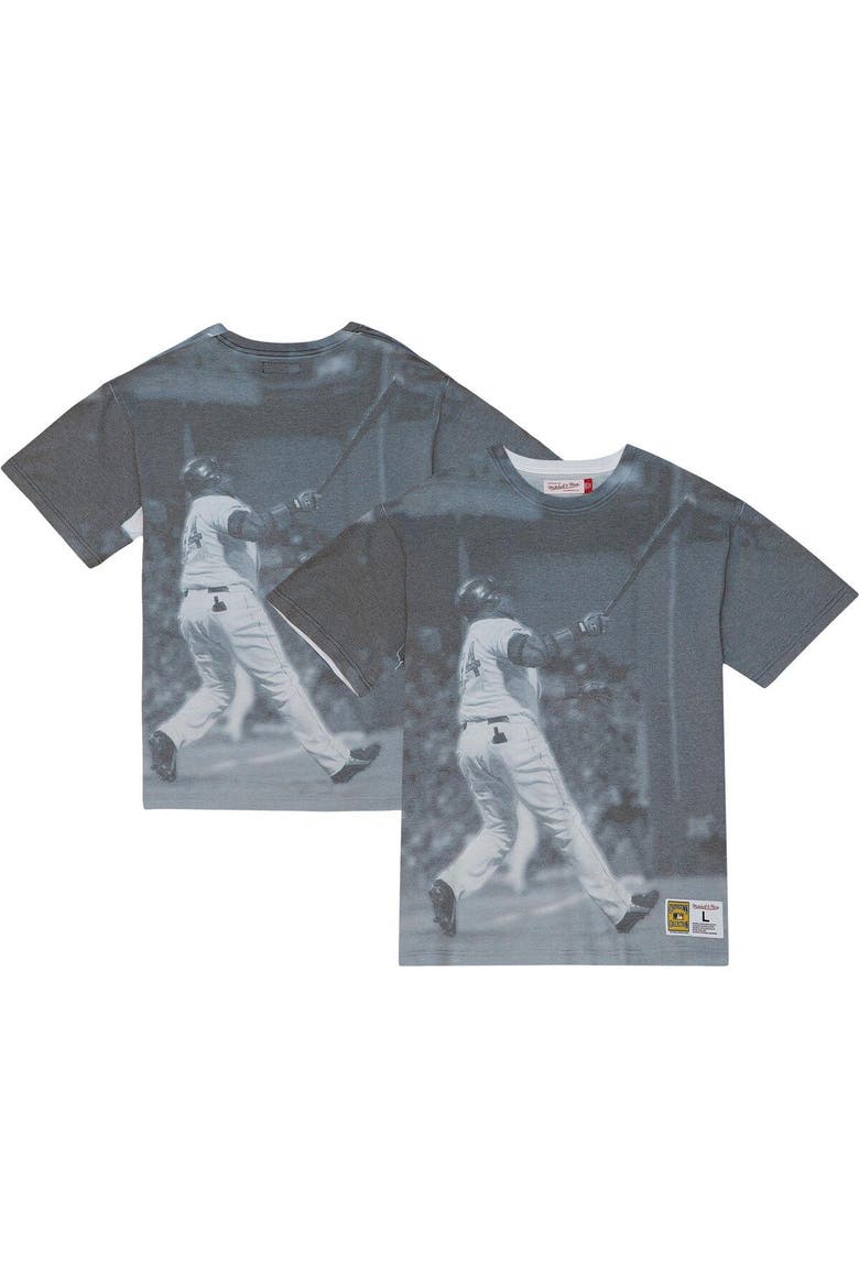 Men's Mitchell & Ness David Ortiz Boston Red Sox Cooperstown Collection Highlight Sublimated Player Graphic T-Shirt, Main, color, White