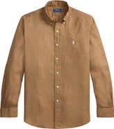 Polo Ralph Lauren Classic Fit Linen Button-Down Shirt