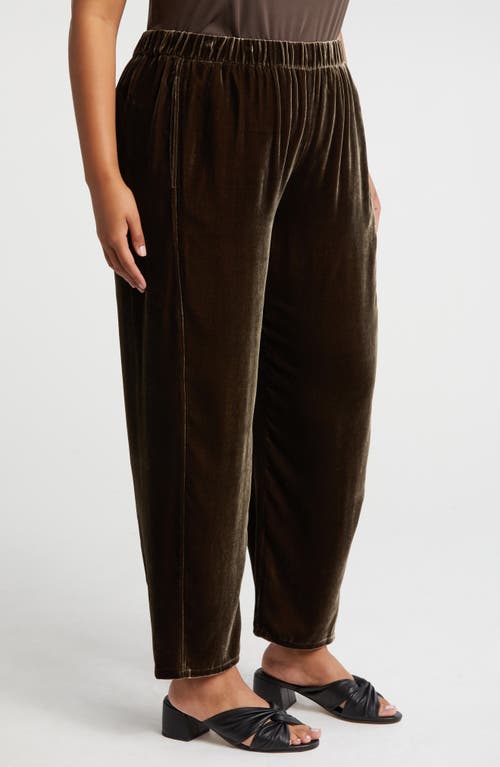 Eileen Fisher Velvet Lantern Ankle Pants