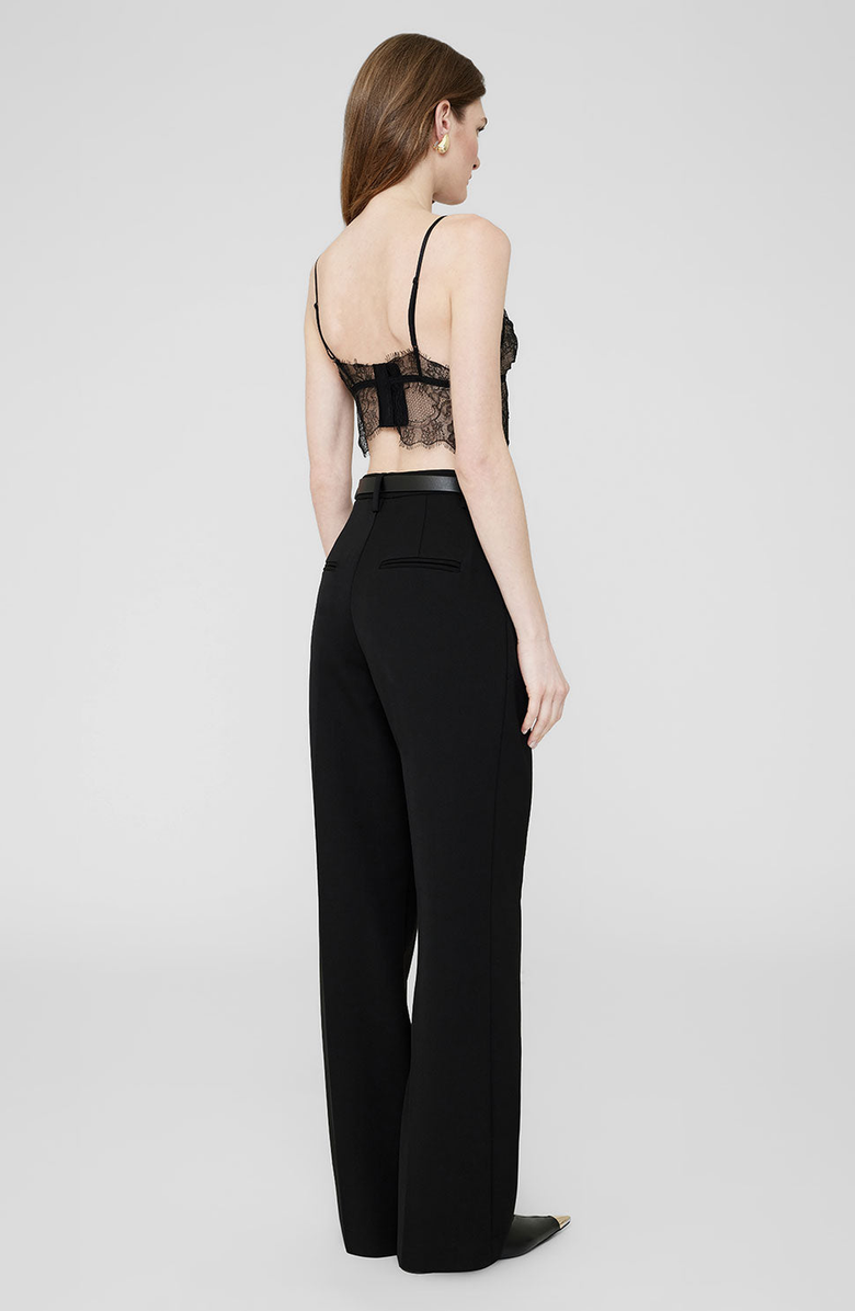 ANINE BING Lace Bralette, Alternate, color, Black