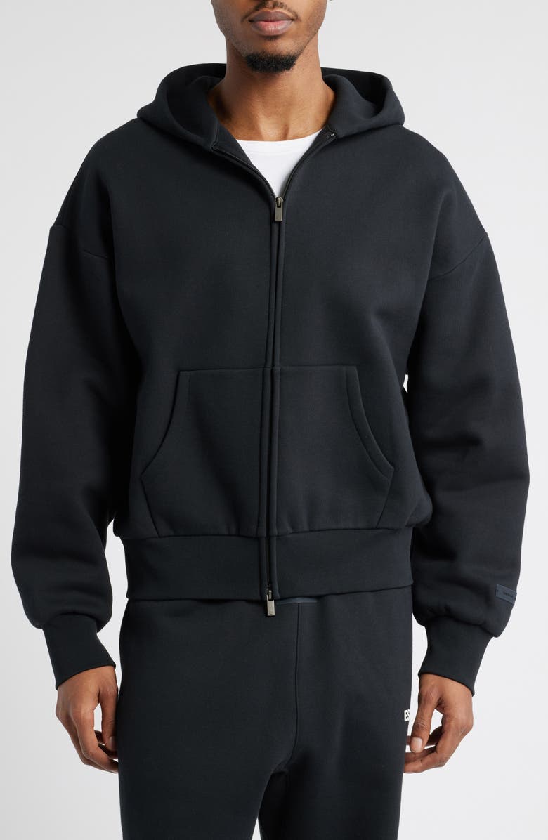 Fear of God Essentials Classic Logo Zip Hoodie, Alternate, color, 