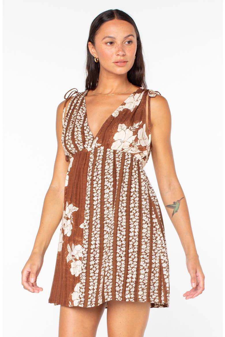 In the Moment Babydoll Miniderss, Alternate, color, TIRAMISU