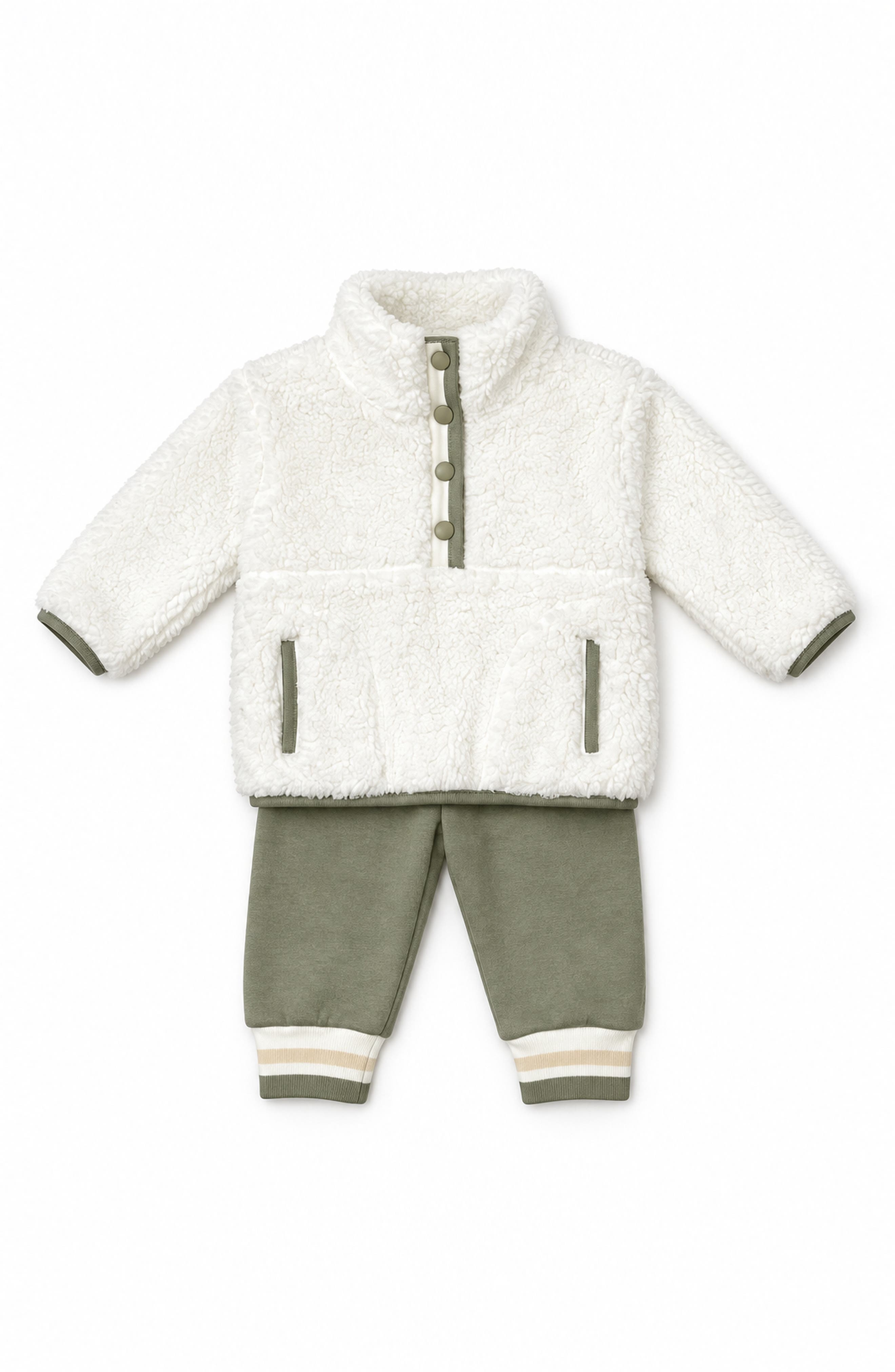 Kids' 2-Piece High-Pile Fleece & Jogger Pants Set