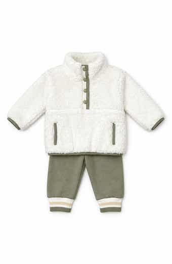 2-Piece High-Pile Fleece & Jogger Pants Set