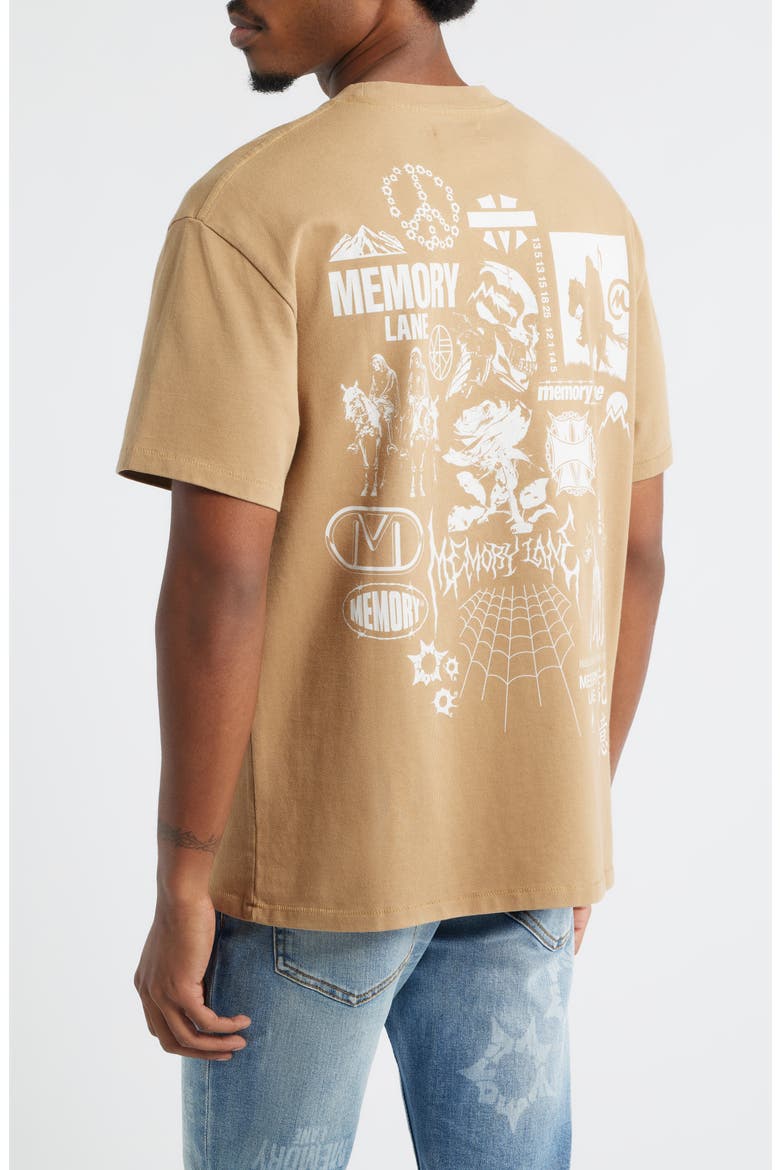 Through the Years Cotton Jersey Graphic T-Shirt, Alternate, color, KHAKI