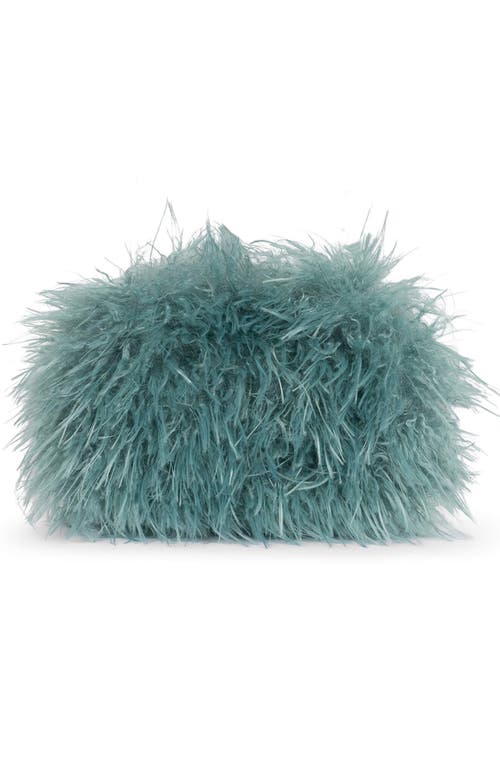 Jeffrey Campbell Bestowed Faux Fur Shoulder Bag In Blue