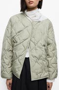 MANGO Quilted Anorak