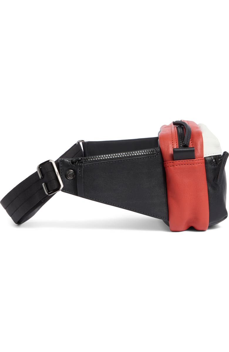 Longchamp 3D Sport Leather Belt Bag, Alternate, color, Brick