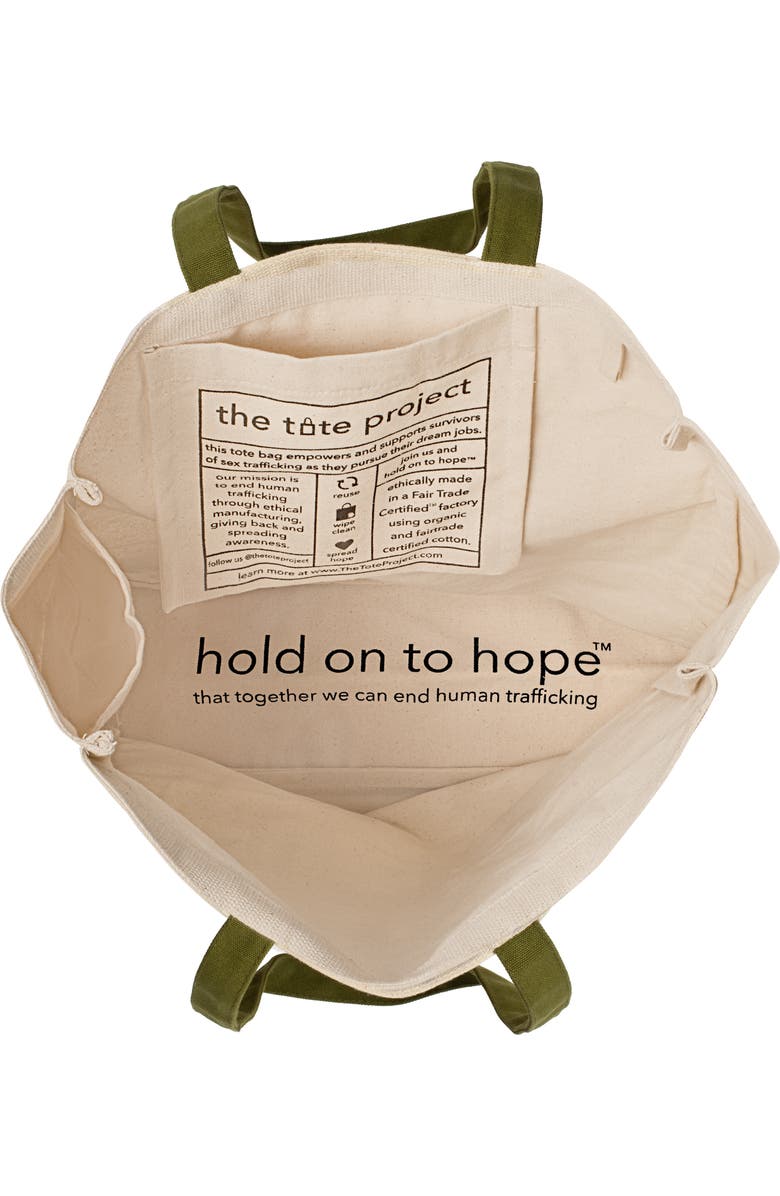 The Tote Project Free to Dream | Tote, Alternate, color, Olive Green