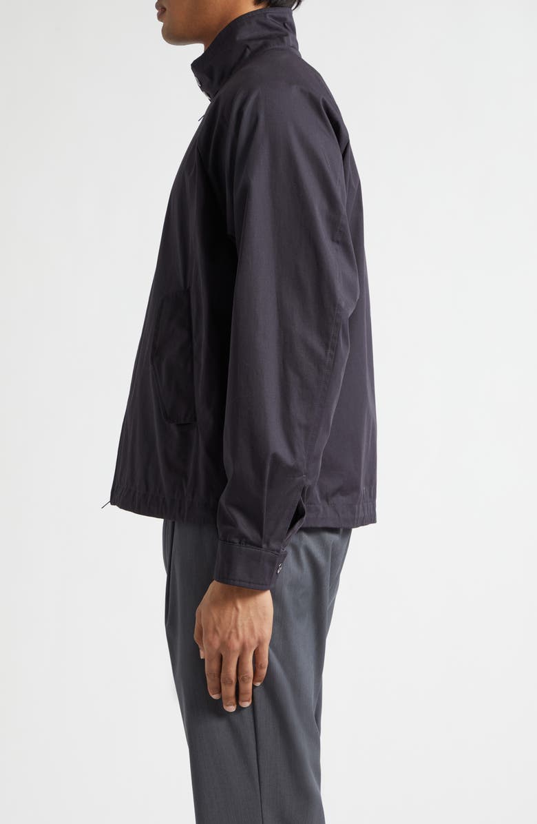 Herno Dean Cotton Twill Bomber Jacket, Alternate, color, 9200 Navy