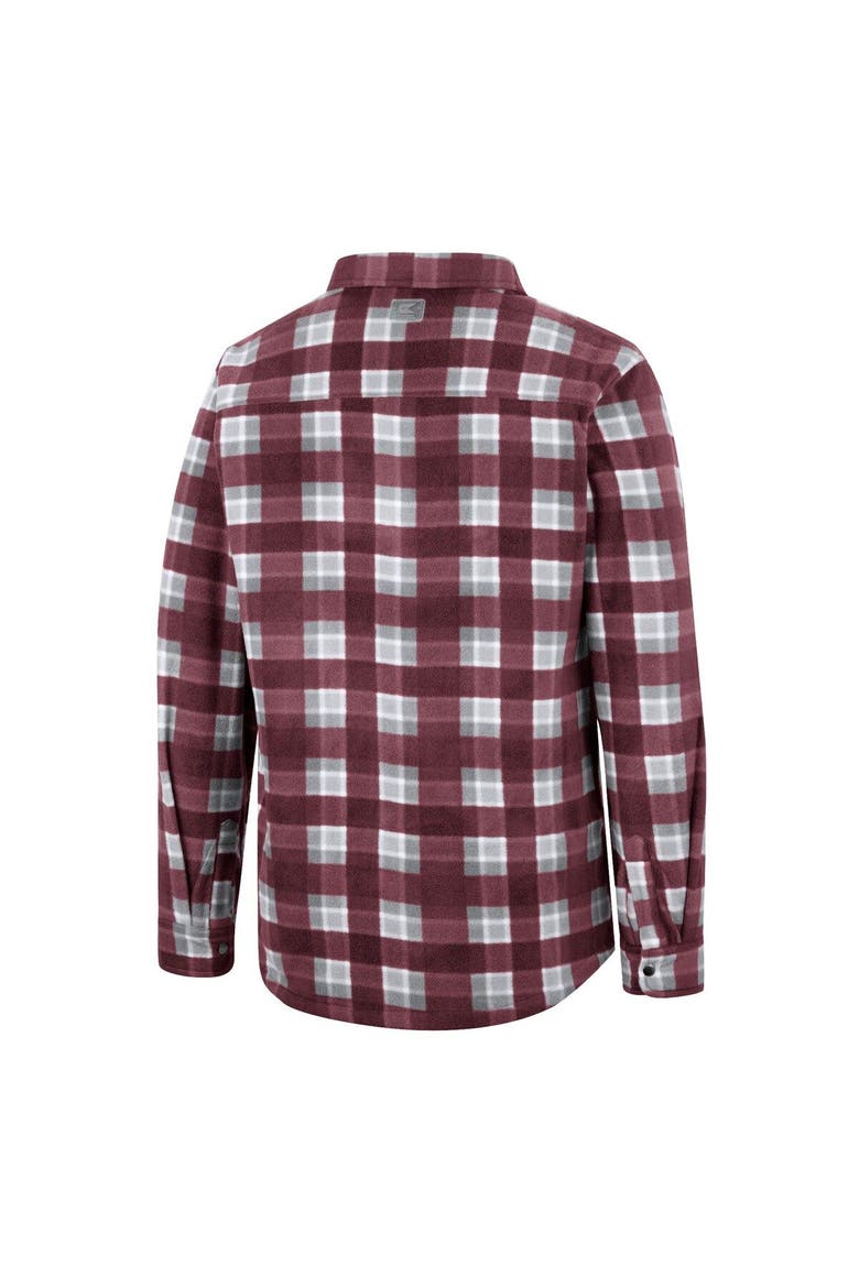 Men's Colosseum Maroon Texas A&M Aggies Ellis Full-Snap Jacket, Alternate, color, Maroon