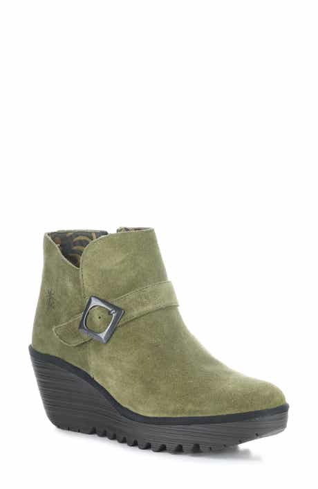 Fly London Yort Wedge Bootie