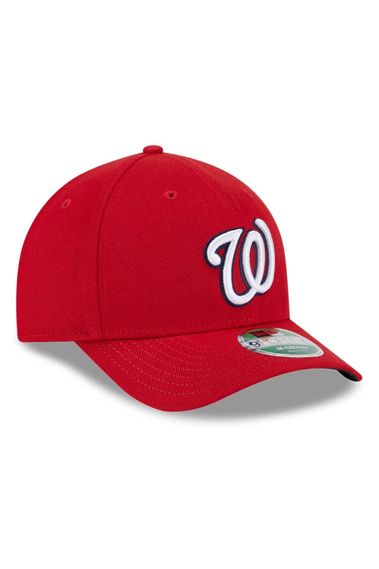 Men's New Era  Red Washington Nationals Player Replica 9FORTY Adjustable Hat, Alternate, color, Red
