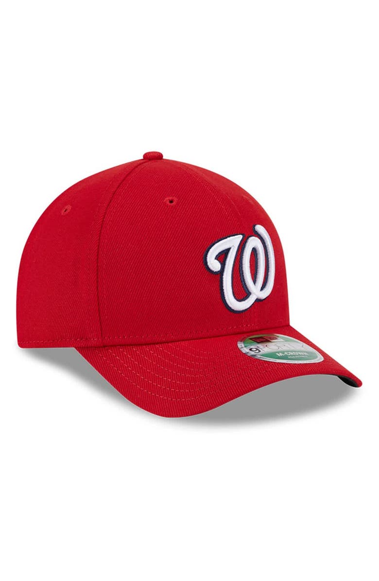 New Era Men's New Era Red Washington Nationals Player Replica 9FORTY Adjustable Hat, Alternate, color, Red