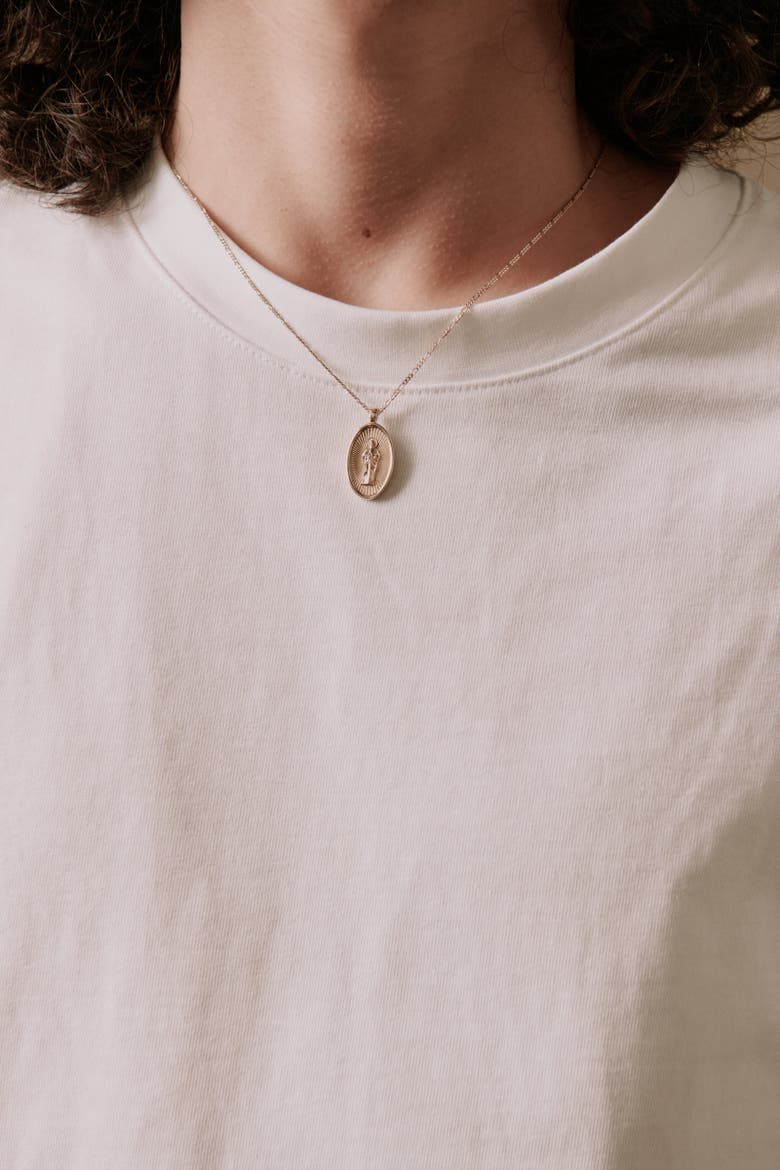 St. Judes Necklace, Alternate, color, 14K Recycled Gold Vermeil
