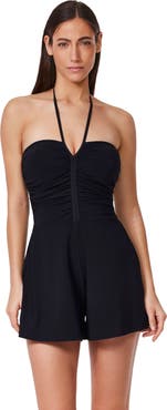 Profile by Gottex Tutti Frutti Bandeau Romper Swimdress