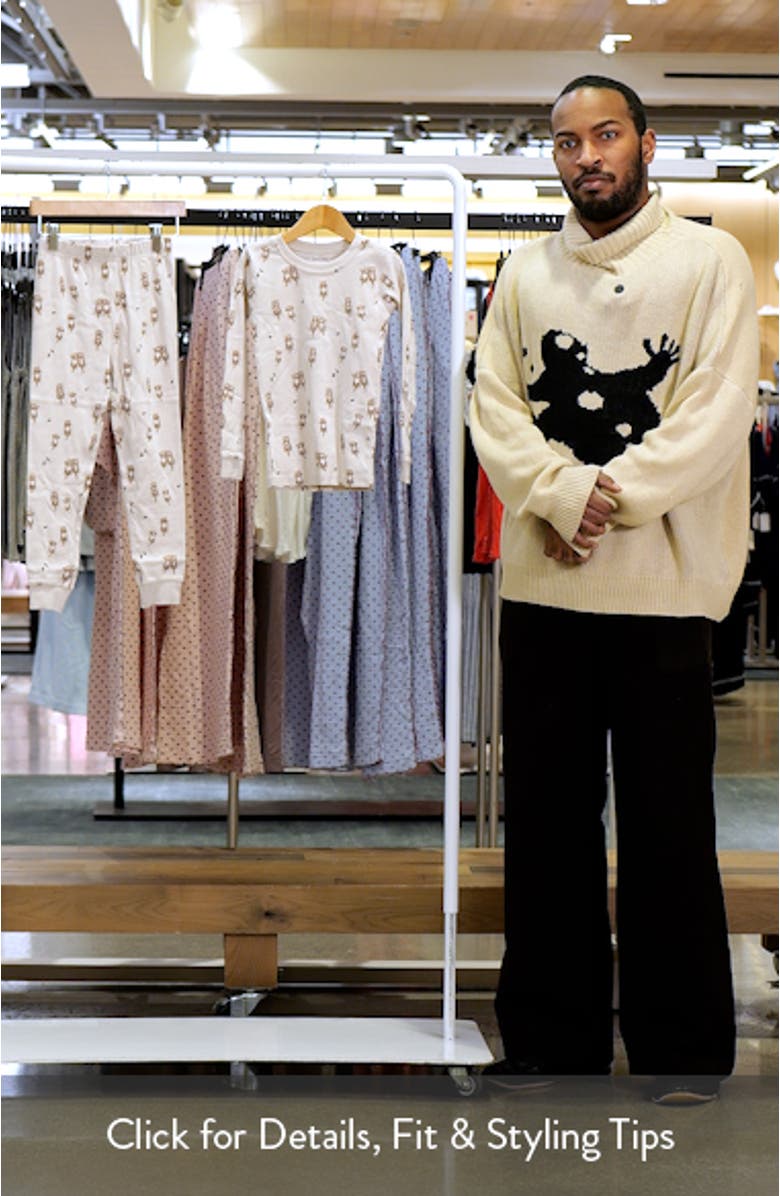 Kids' Otter Print Fitted Two-Piece Organic Cotton Pajamas, sales video thumbnail