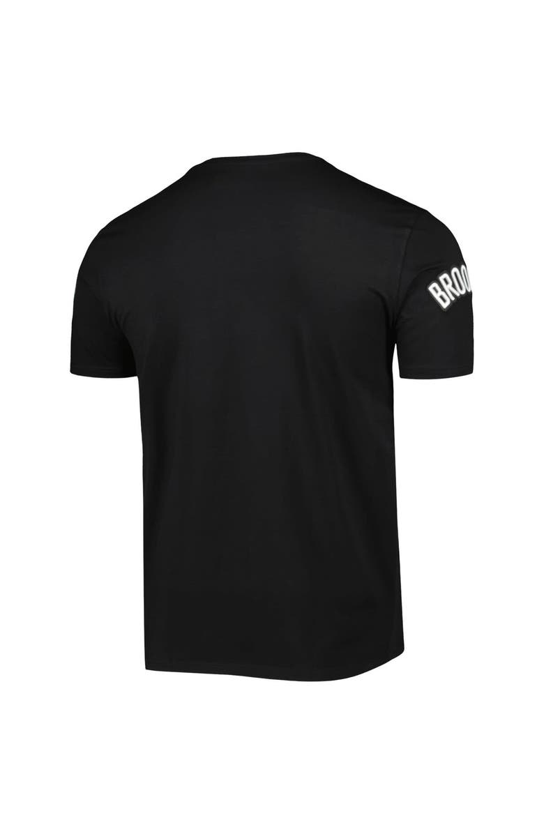 PRO STANDARD Men's Pro Standard Black Brooklyn Nets Mash Up Capsule T-Shirt, Alternate, color, Black