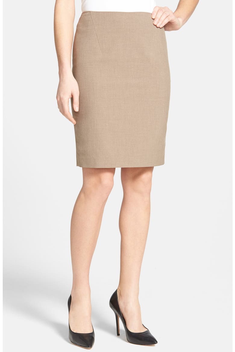 Pencil Skirt, Main, color, HEATHER TAUPE