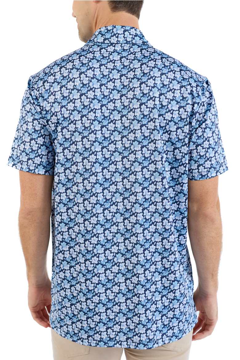 The Azaleas - Navy Golf Shirt, Alternate, color, Navy
