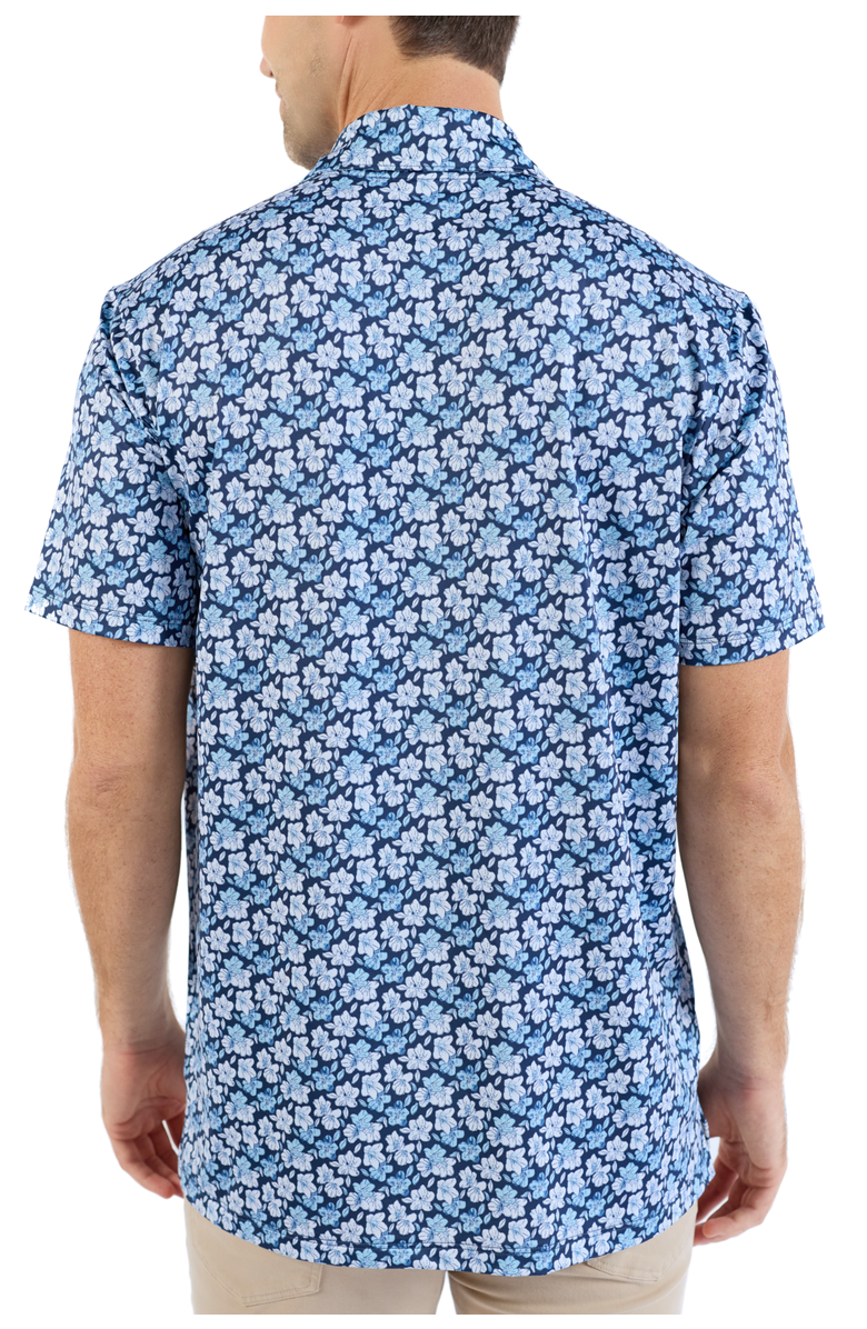 Kenny Flowers The Azaleas - Navy Golf Shirt, Alternate, color, Navy