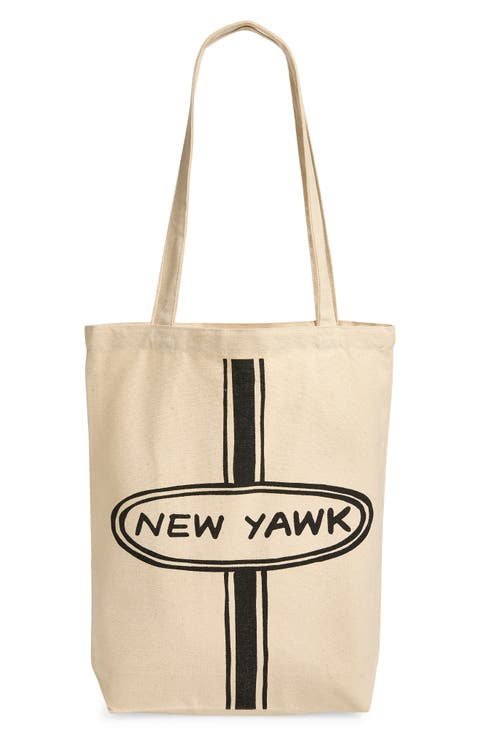 Brooklynese Medium New Yawk Canvas Tote