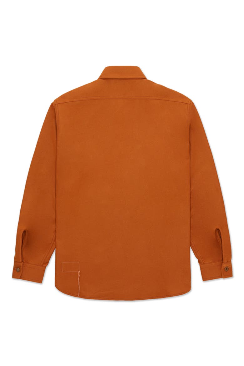 CPO Flannel Wool Overshirt, Alternate, color, ORANGE