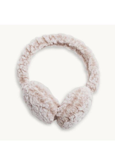 High Pile Fleece Whiteout Ear Muffs