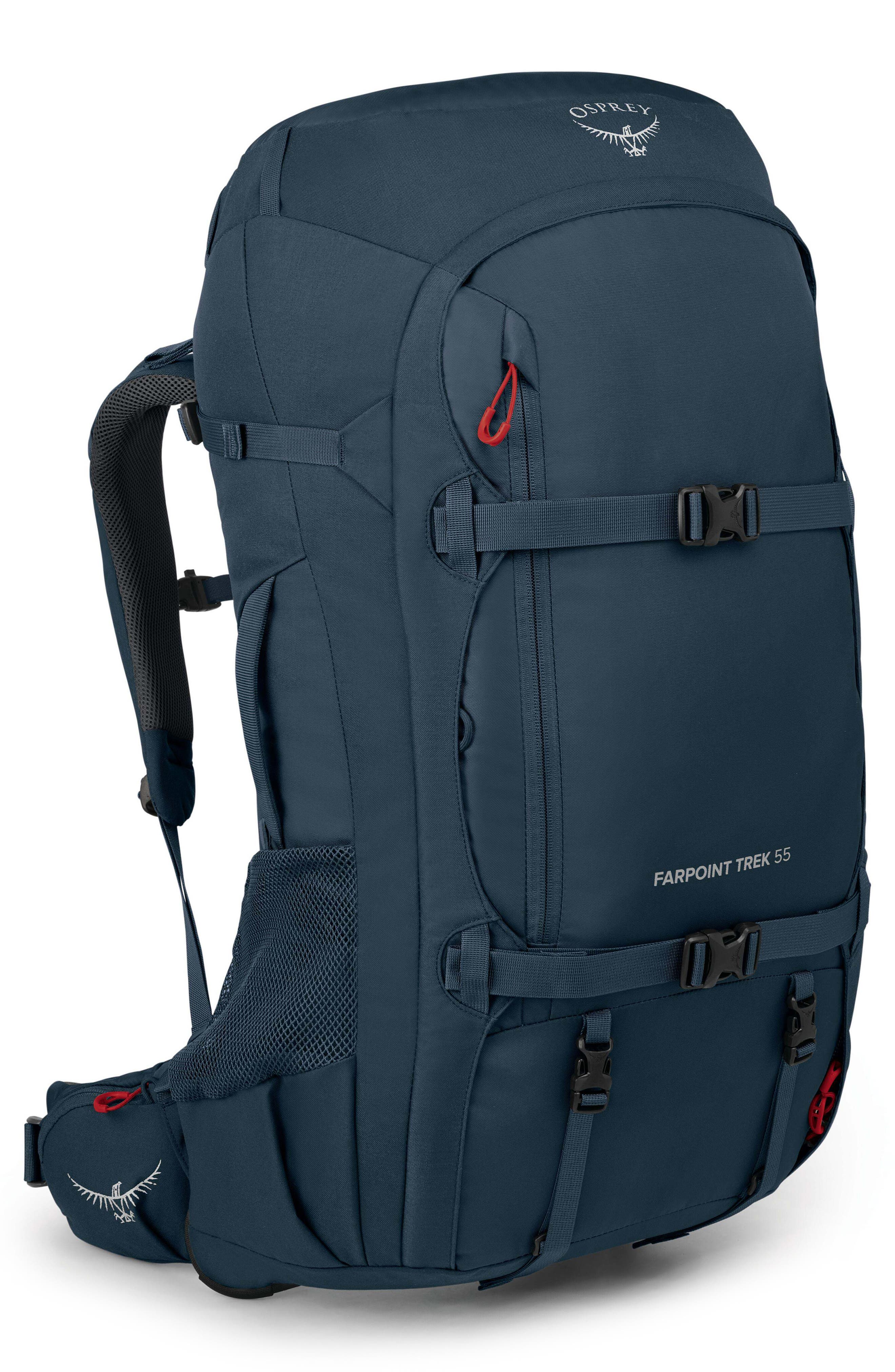 Farpoint Trek 55-Liter Backpack Luggage, Alternate, color, MUTED SPACE BLUE