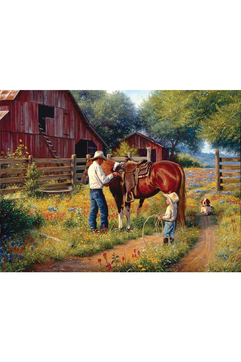 Learning the Ropes 500 piece Jigsaw Puzzle for Adults Large Pieces, Alternate, color, Multicolor