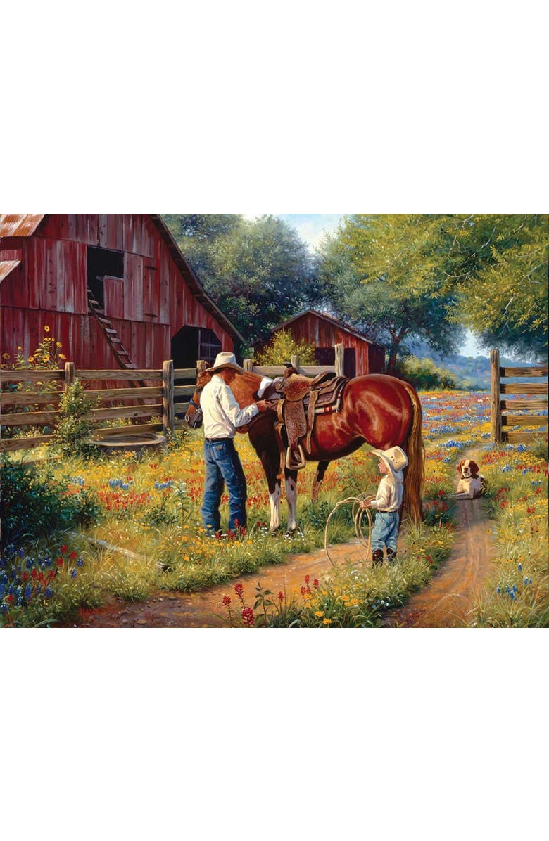 Sunsout Learning the Ropes 500 piece Jigsaw Puzzle for Adults Large Pieces, Main, color, Multicolor