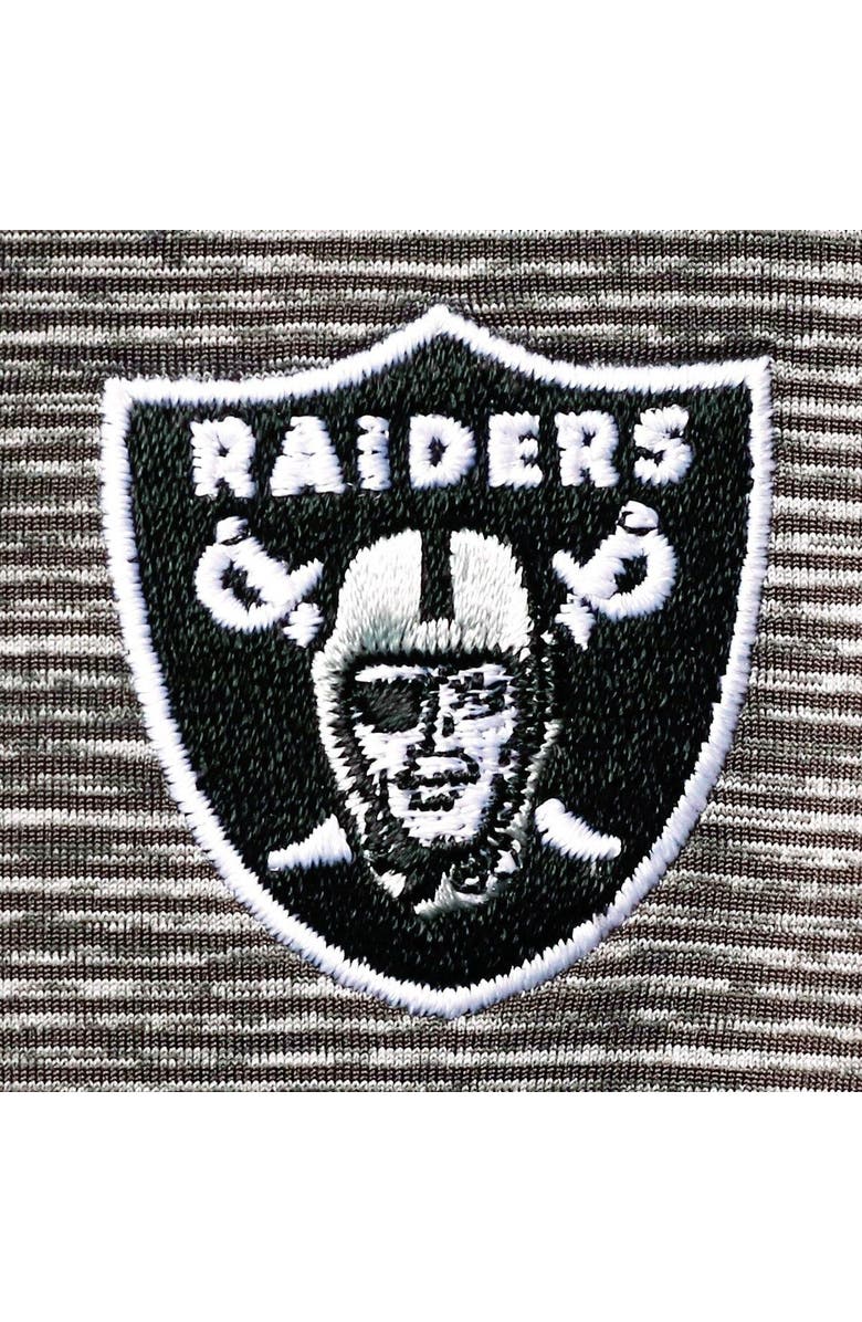 vineyard vines Men's Vineyard Vines Charcoal Las Vegas Raiders Destin Stripe Sankaty Polo, Alternate, color, Charcoal