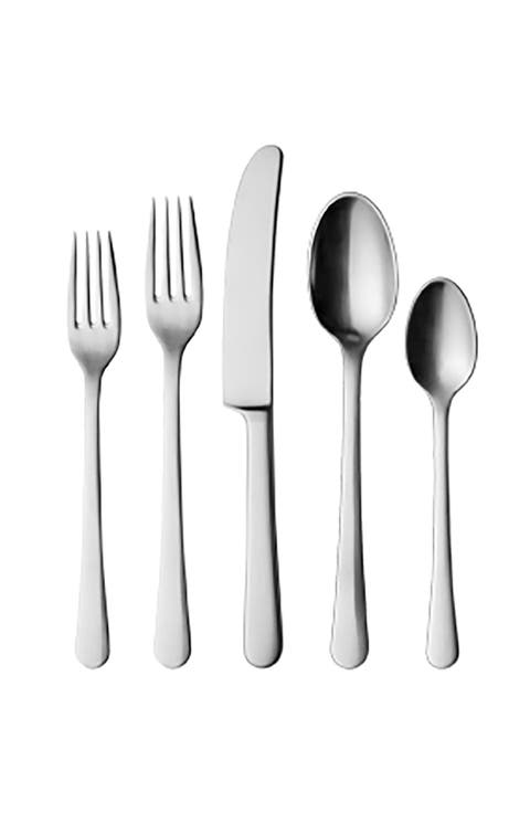 Copenhagen Five-Piece Matte Flatware Place Setting