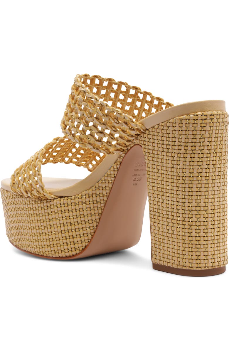 Schutz Aberdeen Platform Sandal, Alternate, color, Beige