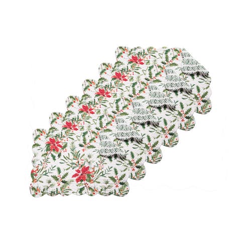 Silvia Poinsettia Placemat