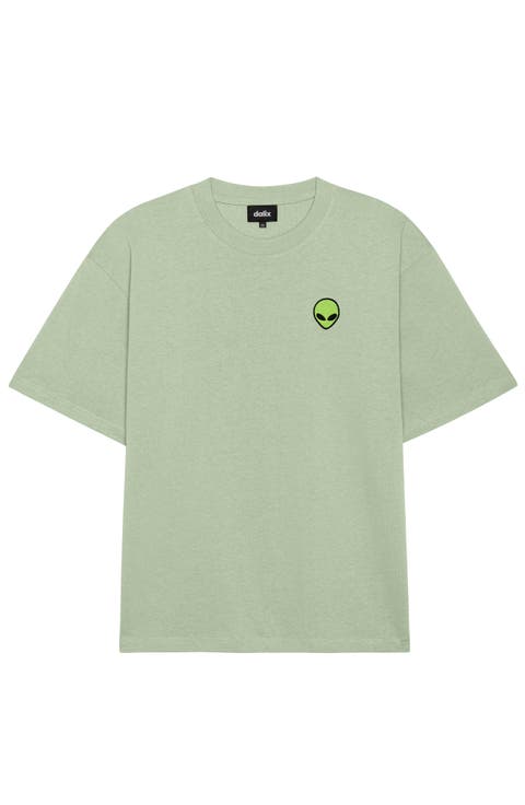 Mens Alien Heavyweight Relaxed Tee