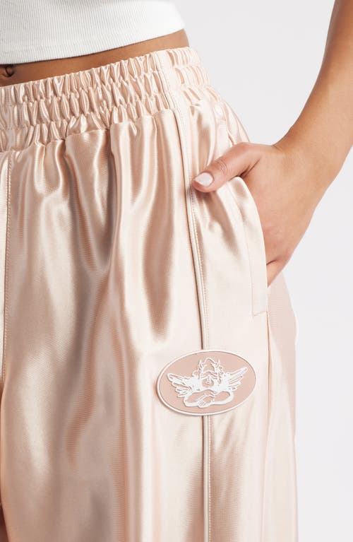 Boys Lie On My Team Hayley Satin Pants In Neutral