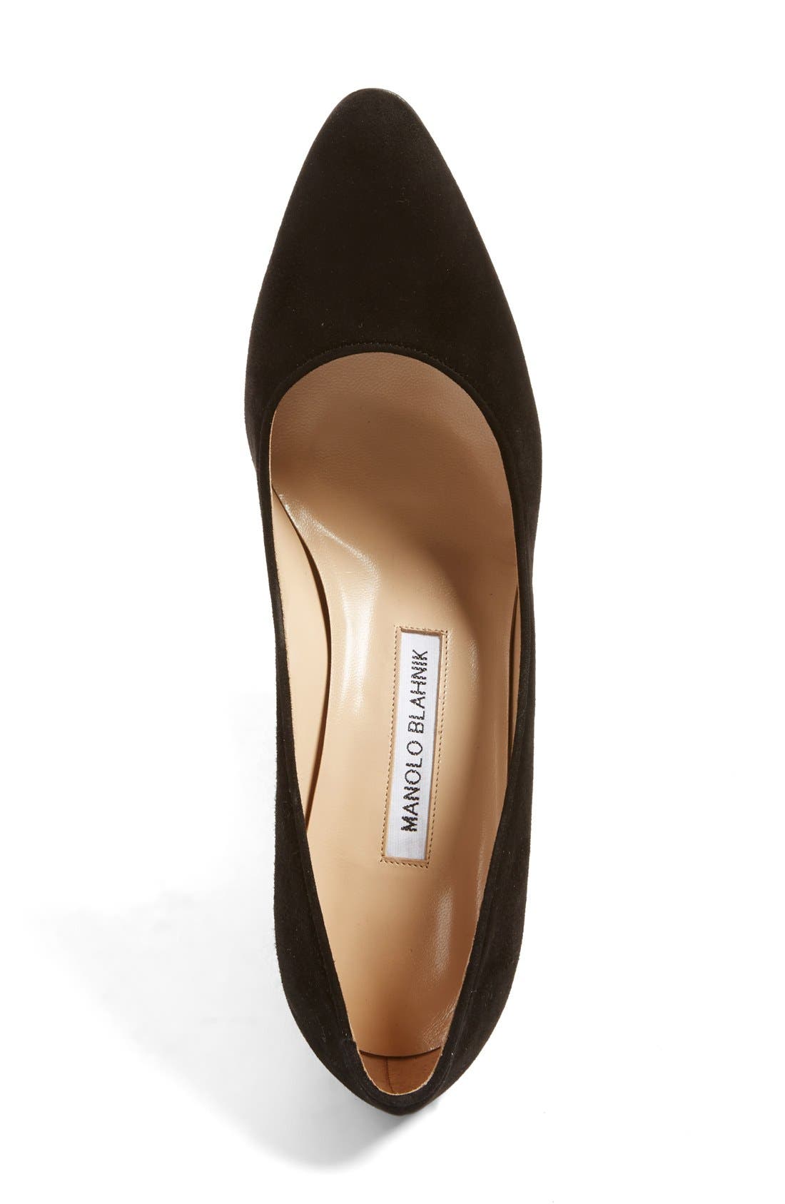 Manolo Blahnik 'Tuccioto' Almond Toe Pump, Alternate, color, 