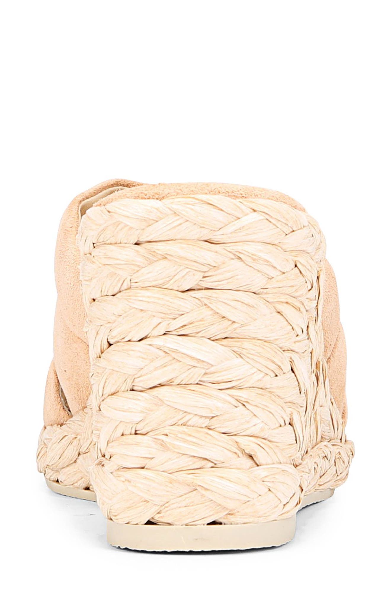 Vince Gilian Espadrille Wedge Slide Sandal, Alternate, color, Blonde