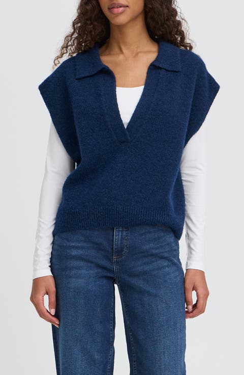 Ihpovoke Collar Sweater Vest