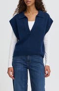 ICHI Ihpovoke Collar Sweater Vest