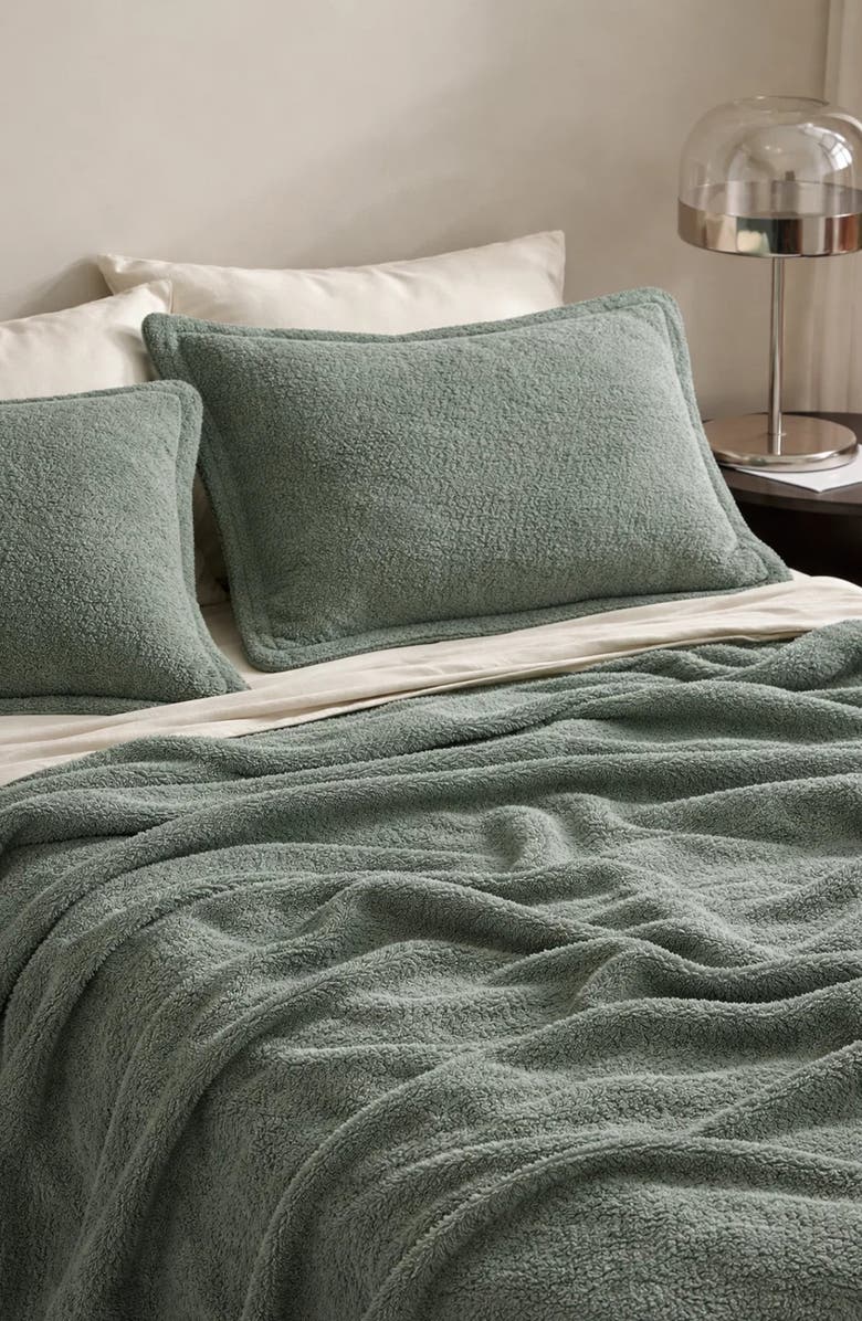 Sunday Citizen Cloud Silque Set of 2 Shams, Alternate, color, Slate Grey